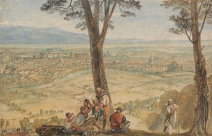 Rome vanaf Monte Mario door Joseph Mallord William Turner