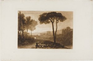 Scène in de Campagna, plaat 38 uit Liber Studiorum