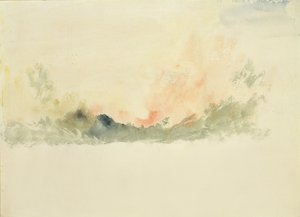 Luchtstudie door Joseph Mallord William Turner