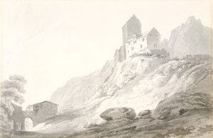 Zuidpoort van Sargans door Joseph Mallord William Turner