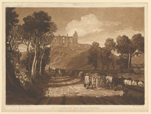 St. Catharines Hill bij Guilford Liber Studiorum, deel VII, plaat 33, juni 1811