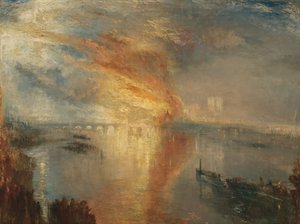 De brand van de huizen van Lords en Commons, 16 oktober 1834
