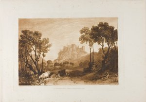 Het Kasteel Boven de Weiden