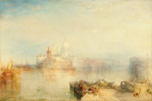 De Dogana en Santa Maria della Salute, Venetië door Joseph Mallord William Turner