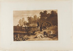 De Boerderij met de Haan, plaat 17 uit Liber Studiorum