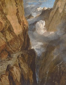 De Pas van Sint Gotthard, Zwitserland door Joseph Mallord William Turner