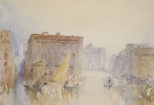 Venetië: De Accademia door Joseph Mallord William Turner