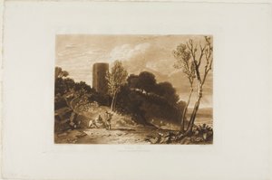 Winchelsea, Sussex, plaat 42 uit Liber Studiorum