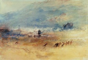 Yarmouth Sands, ca. 1840 door Joseph Mallord William Turner