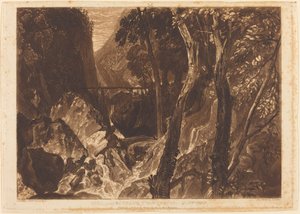 Molen bij de Grote Chartreuse door Joseph Mallord William Turner and Warren B. Davis