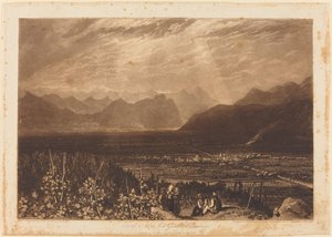 Keten van Alpen van Grenoble tot Chamberi