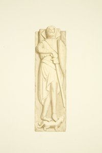 Beeld van Robert de Berkeley in St Mary Redcliffe door Joseph Manning