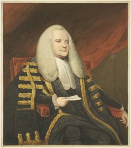 Portret in het Mansion House, Queen Square, van Lord Ashburton door Joseph Manning