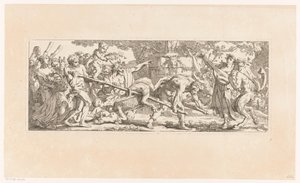 Offerande aan Bacchus Les travaux de la vendange