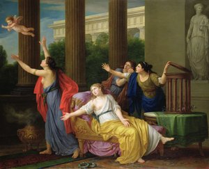 Cupido vluchtend uit slavernij, 1789