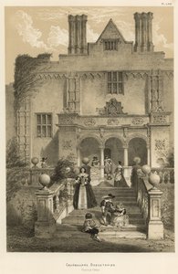 Cranbourne, Dorsetshire, Tuinzijde