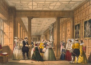 De galerij in Hatfield House, Hertfordshire, uit 