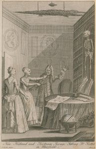 Nan Holland en Tristram Savage beroven Dr. Trotter in Moorfields door Joseph Nicholls