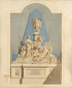 Ontwerp voor Het Drie Kapiteins Monument, ca. 1784