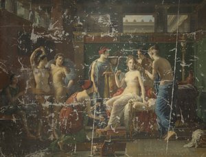 De toilet van Psyche door Joseph Paelinck