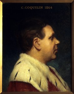 Portret van Constant Poppy (1841-1904). Schilderij door Joseph Paul Blanc (1846-1904) door Joseph Paul Blanc