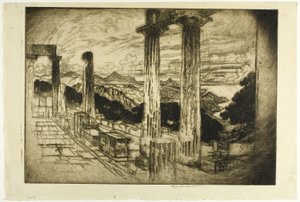 Aegina door Joseph Pennell