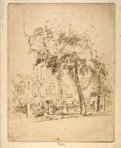 Grote boom - Cheyne wandeling door Joseph Pennell