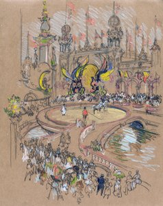 Coney Island door Joseph Pennell