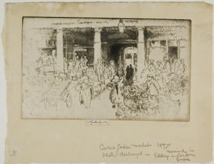 Covent Garden door Joseph Pennell