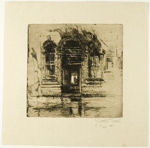 Deur, Venetië door Joseph Pennell