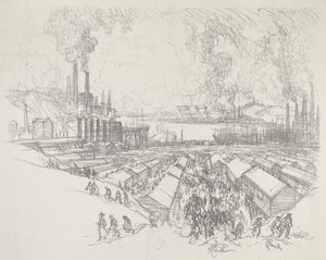 Vijf Uur door Joseph Pennell