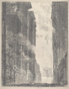 Fourth Avenue door Joseph Pennell