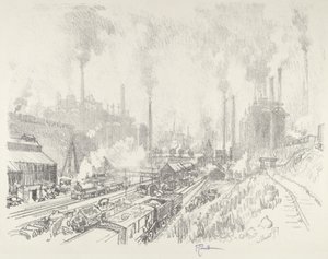 In het land van ijzer en staal, 1916