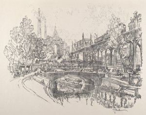 Landwehrkanaal, Berlijn, 1921