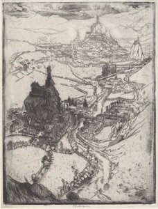 Le Puy door Joseph Pennell