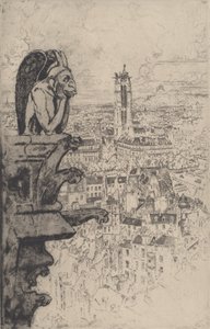 Le Stryge door Joseph Pennell
