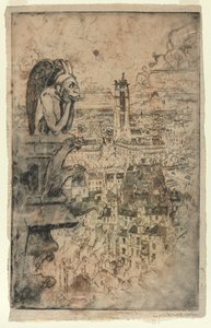 Le Stryge, 1893 door Joseph Pennell