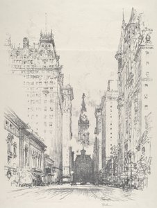 Broad Street vanaf Spruce Street, 1912