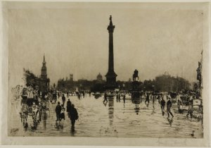 Nelson Monument, Trafalgar Square, Londen