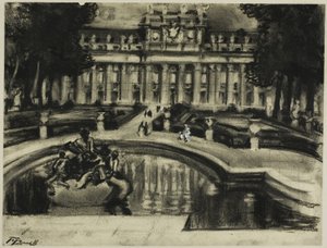 Paleis La Granga door Joseph Pennell