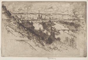 Rouen, vanaf Bon Secours