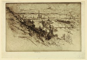 Rouen vanaf Bon Secours