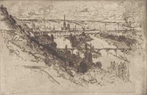 Rouen, vanaf Bon Secours, 1907