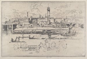 Schiettoren tussen de bruggen