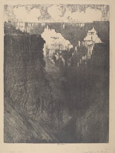 Zonsondergang Steden in de Canyon, 1912