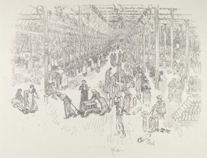 De Baai van de Duizend Meisjes, 1916 door Joseph Pennell