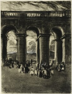 De Binnenplaats van het Paleis, Madrid