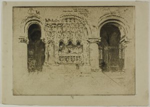 Het graf van de stichter, Kerk van de Heilige Bartholomeus de Grote