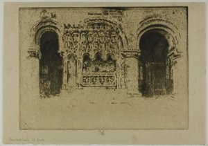 Het graf van de stichter, Kerk van de Heilige Bartholomeus de Grote
