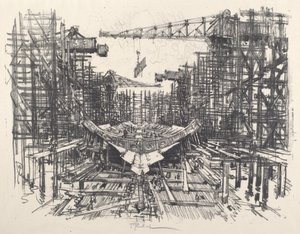 De Kiel door Joseph Pennell